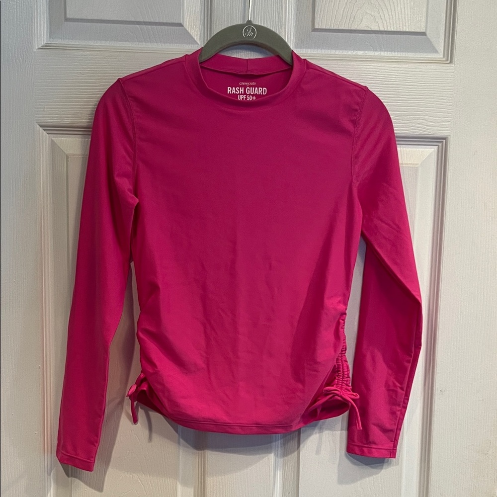 Crewcuts Bright Pink Rash Guard XL